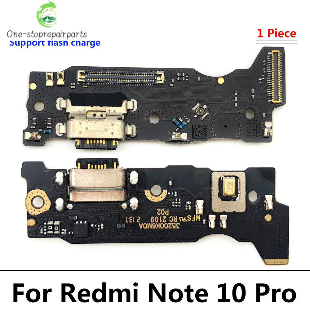 USB Charger Charging Board Dock Port Connector Flex Cable For Xiaomi Redmi Note 7 8 8T 9S 9 9T 10 10s Pro 4G 5G  Xiaomi  Xiao mi phone repair parts