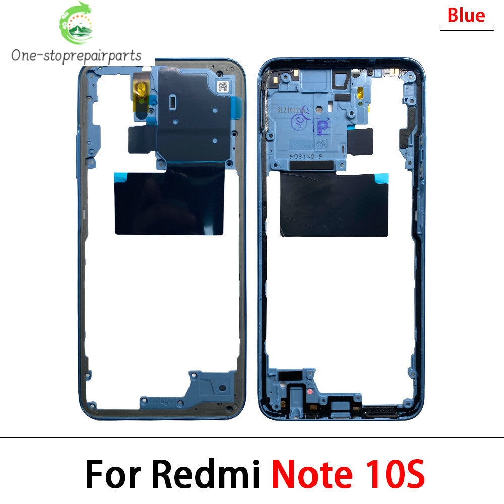 For Xiaomi Redmi Note 10 / Note 10s / Note 10 Pro Middle Frame Holder Housing Replacement Repair Parts Xiaomi  Xiao mi phone repair parts