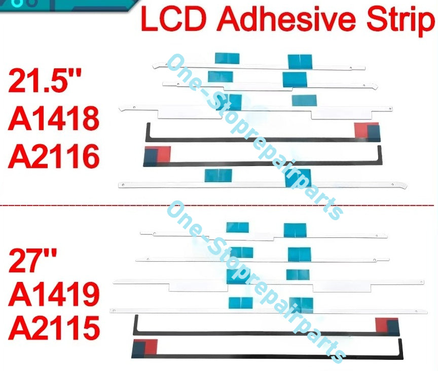 New LCD Display Adhesive Strips Sticker Tape for iMac 21.5" A1418 A2116 27" A1419 A2115 2012 2013 2014 2015 2017 Year iMac repair parts