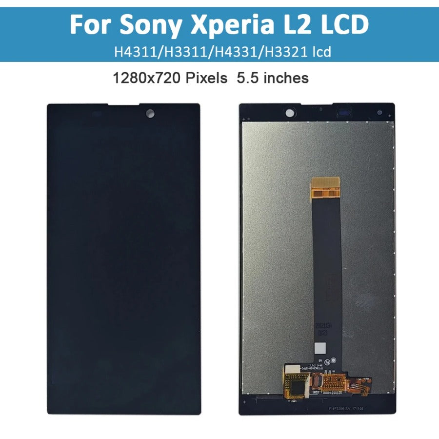 Original 5.5" LCD Display For Sony Xperia L2 LCD Screen Replacement Parts For Sony L2 H3311 H3321 H4311 H4331 LCD with frame Sony phone repair parts