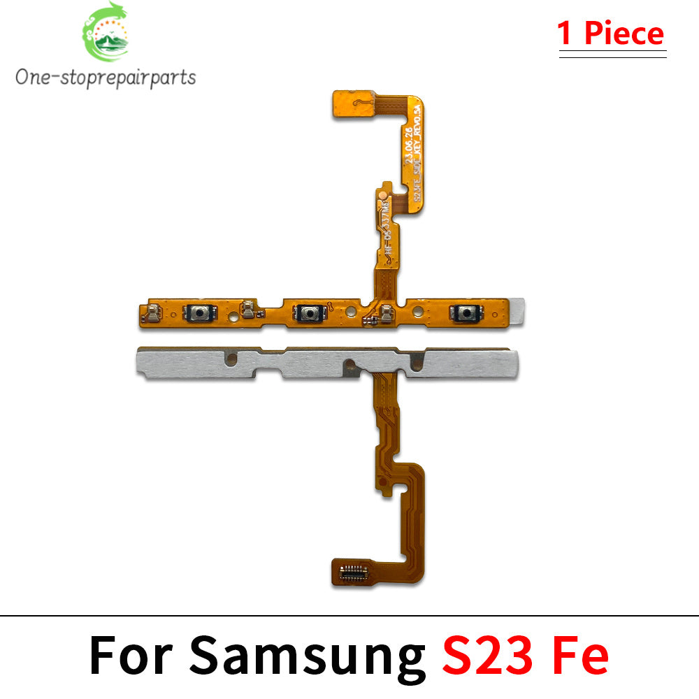 10Pcs, Volume Button Power Switch On Off Button Flex Cable For Samsung Note 10 Plus Lite Note 20 Ultra S20 S21 S23 Fe Samsung phone repair parts