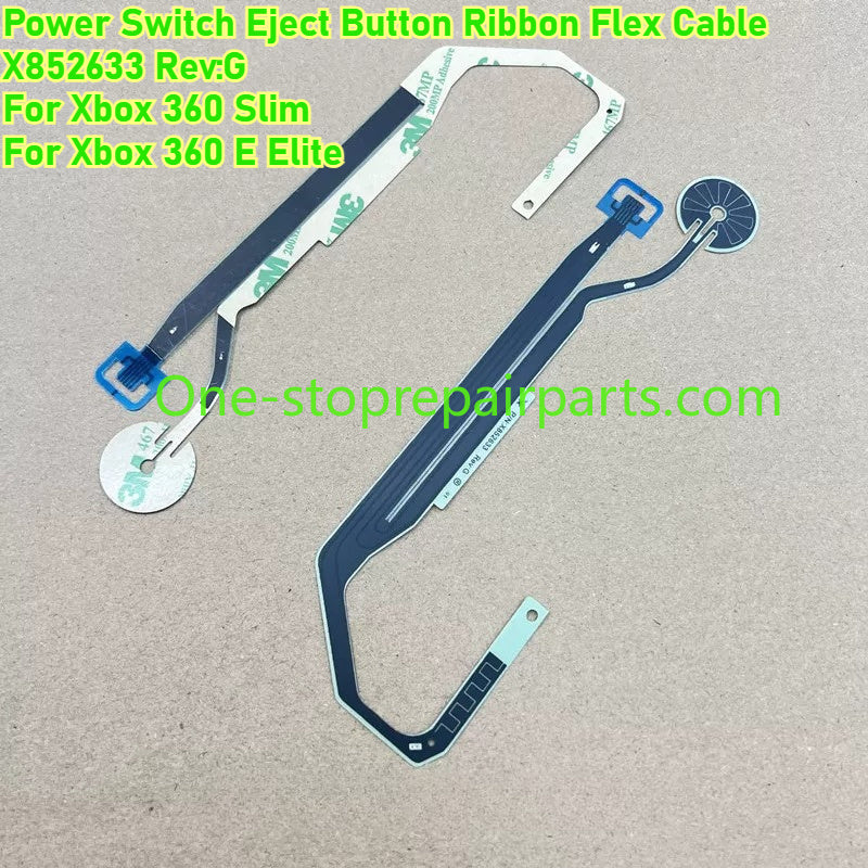 X852633 X868974 Power Switch Eject Sync Touch Sensor Button Ribbon Flex Cable For Microsoft Xbox 360 Slim Xbox 360 E Elite Xbox One 1540 Power Button Ribbon Flex Cable Game console repair parts