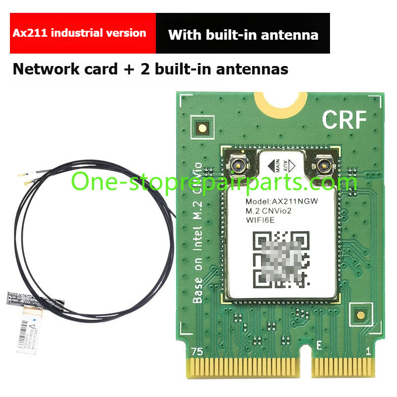 Laptop computer Wifi Card for Intel 9560NGW AX203NGW AX201NGW AX211NGW  Killer1675I 1650I 1550I 9462 9461NGW CNVio IPEX4 WIFI6E Wi-Fi 6E Bluetooth 5.3 Wireless Card