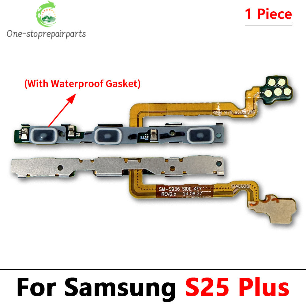 OEM Power On Off Volume Button Flex Cable For Samsung S25 S24 S23 S22 Plus Ultra S24 Fe S23 Fe With Waterproof Samsung phone repair parts