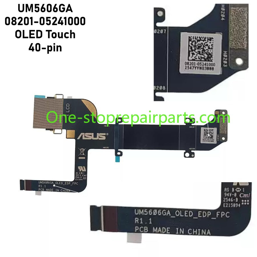 Asus ZenBook S16  Air UM5606 UM5606GA UM5606WA 08201-05102000 08201-05241000 08201-04381030 08201-04411000 OLED EDP LCD Screen LCD video Cable ASUS Laptop repair parts