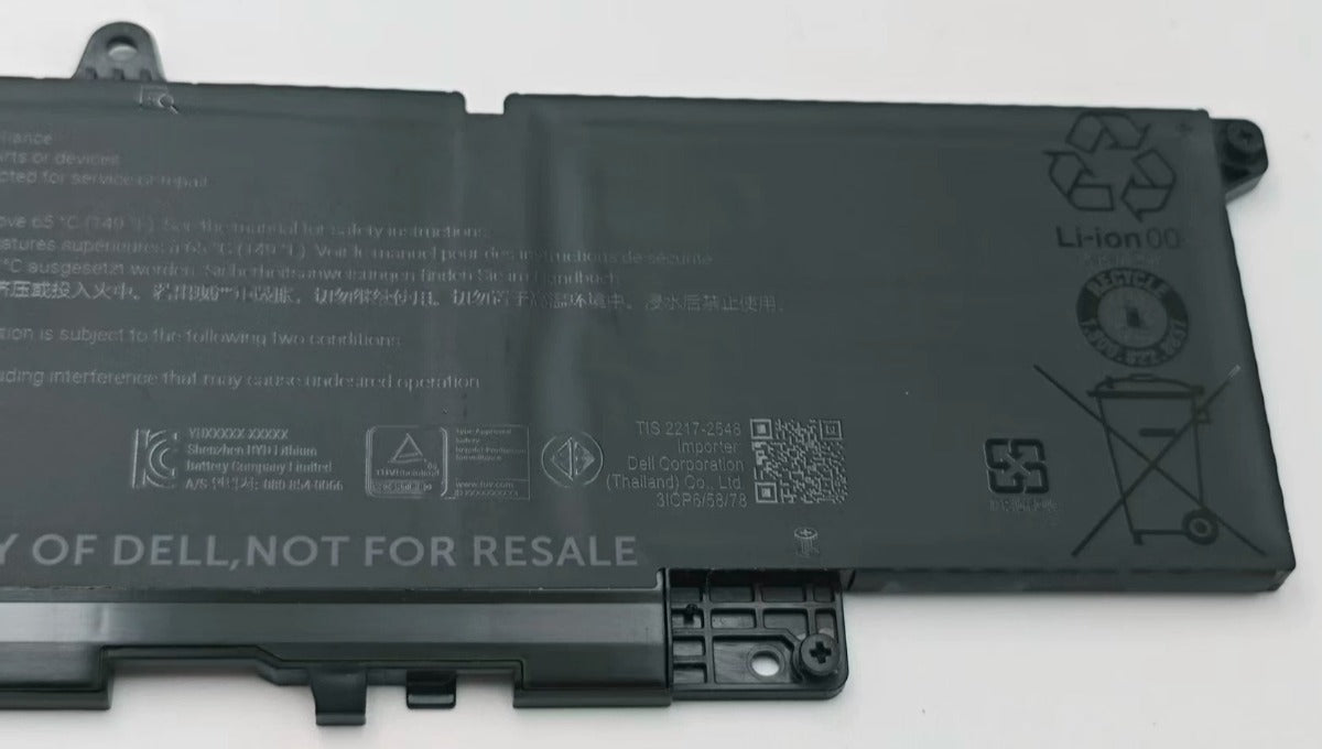 0703TP Battery For Dell Pro 16 CGR6V 086RFC 0MNK2F 55JWC W8YWH Dell laptop repair parts