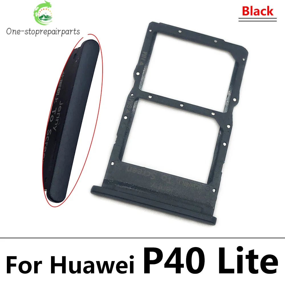 New SIM Card Tray Slot Holder For Huawei P40 P30 Lite Pro Replacement Parts Huawei phone repair parts