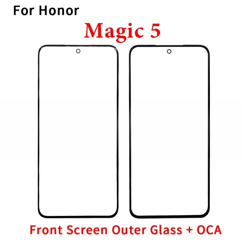 New Front Screen Outer Glass With OCA For Huawei Magic 5 6 Pro Lite / Honor 50 60 Pro SE Lite Huawei phone repair parts
