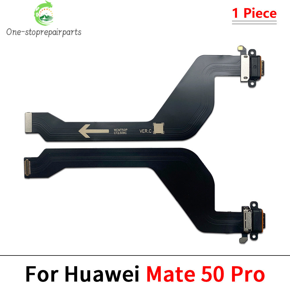 Dock Connector USB Charger Charging Board Port Flex Cable For Huawei Mate 40 50 50E 60 Pro P50 P60 P50E Pura 70 Pro Huawei phone repair parts