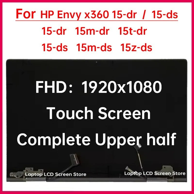 15.6 Inch Touch Screen For HP Envy x360 15-dr 15-ds 15m-dr 15t-dr 15m-ds 15z-ds Laptop LCD Display Complete Assembly Replacement HP laptop repair parts