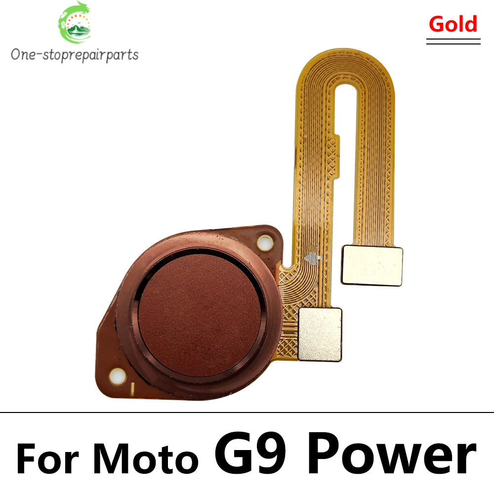 10Pcs/Lot, New For Motorola Moto G9 Plus Power Home Button FingerPrint Touch ID Sensor Flex Cable Ribbon Replacement Parts Motorola phone repair parts