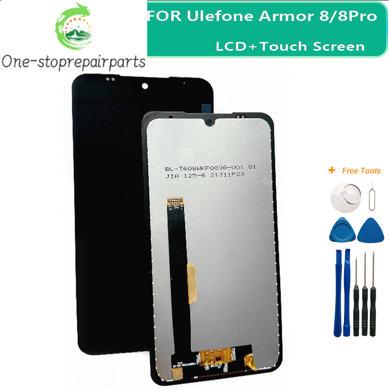 Original For Ulefone Armor8 5G LCD Display + Touch Screen Digitizer Assembly Armor 8 Pro Accessories + Tools Other Brand Phone repair parts