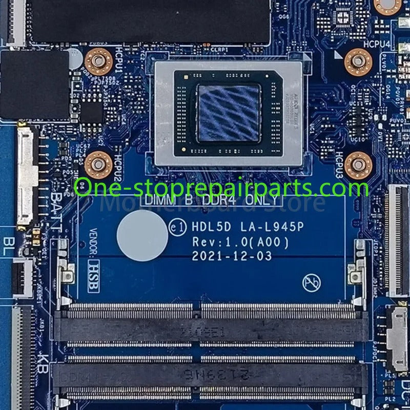 Laptop Motherboard LA-L945P For Dell Inspiron 15 3525  With CPU R3-5425U R5-5625U R7-5825U 0C3WG4 100% Test Dell laptop repair parts