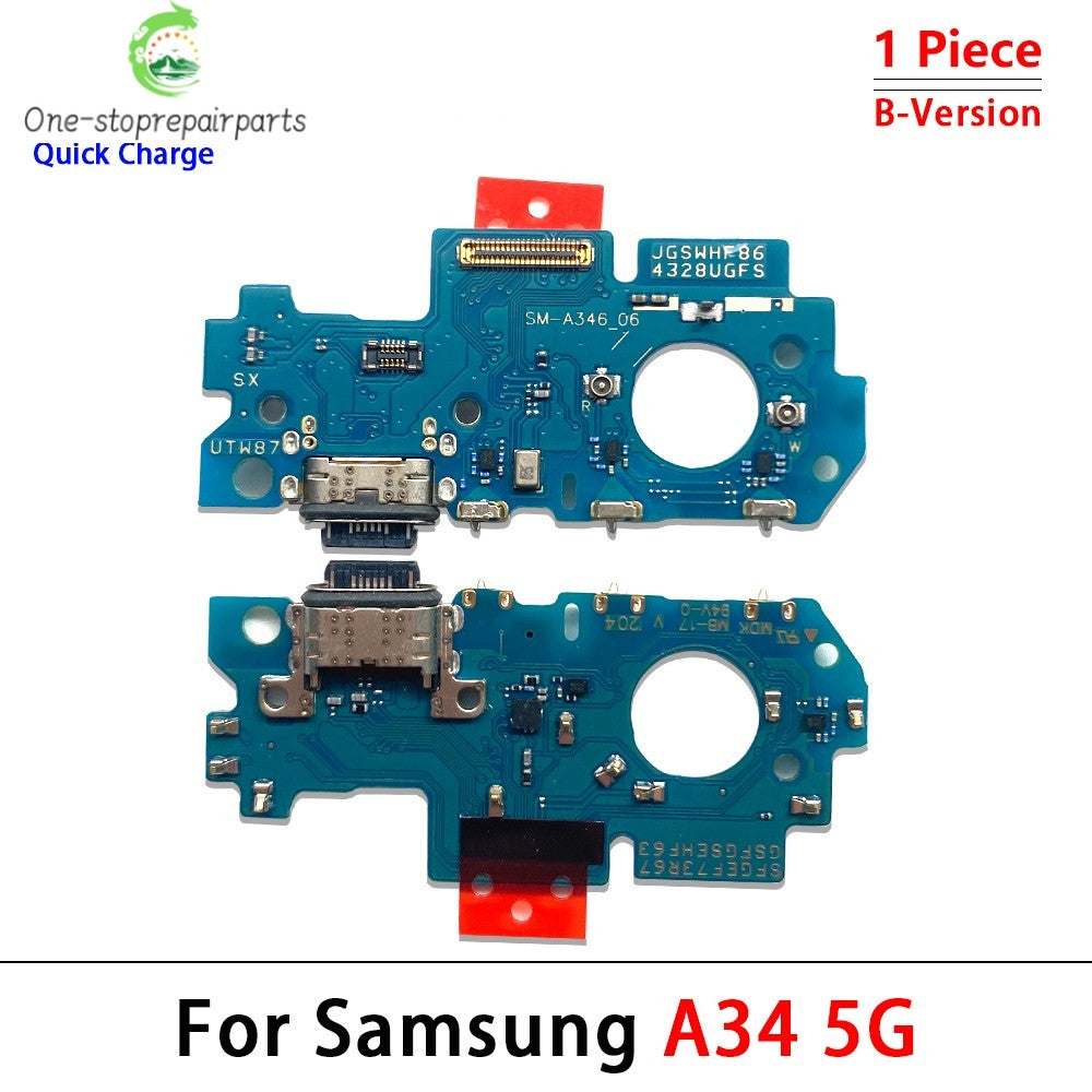 24Pcs, New For Samsung A13 A23 A33 A53 A14 A24 A34 A54 4G 5G USB Charge Port Jack Dock Connector Charging Board Flex Cable Samsung phone repair parts