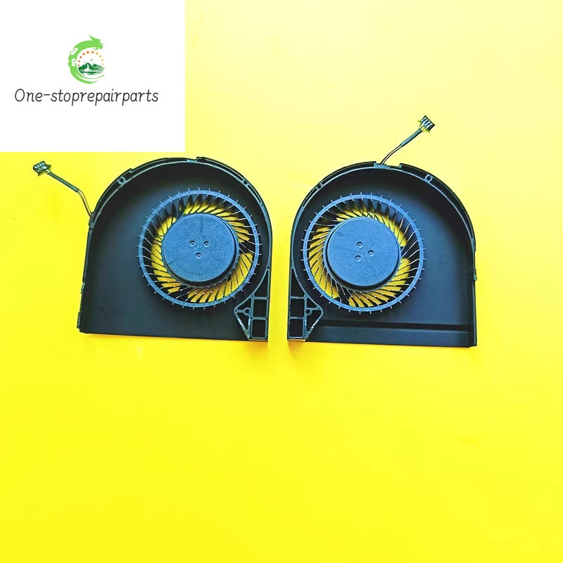 New Original LAPTOP CPU GPU Cooling FAN FOR DELL Precsion 7550 M7550 08KNVX 0X2HK8 RTX4000 Dell laptop repair parts
