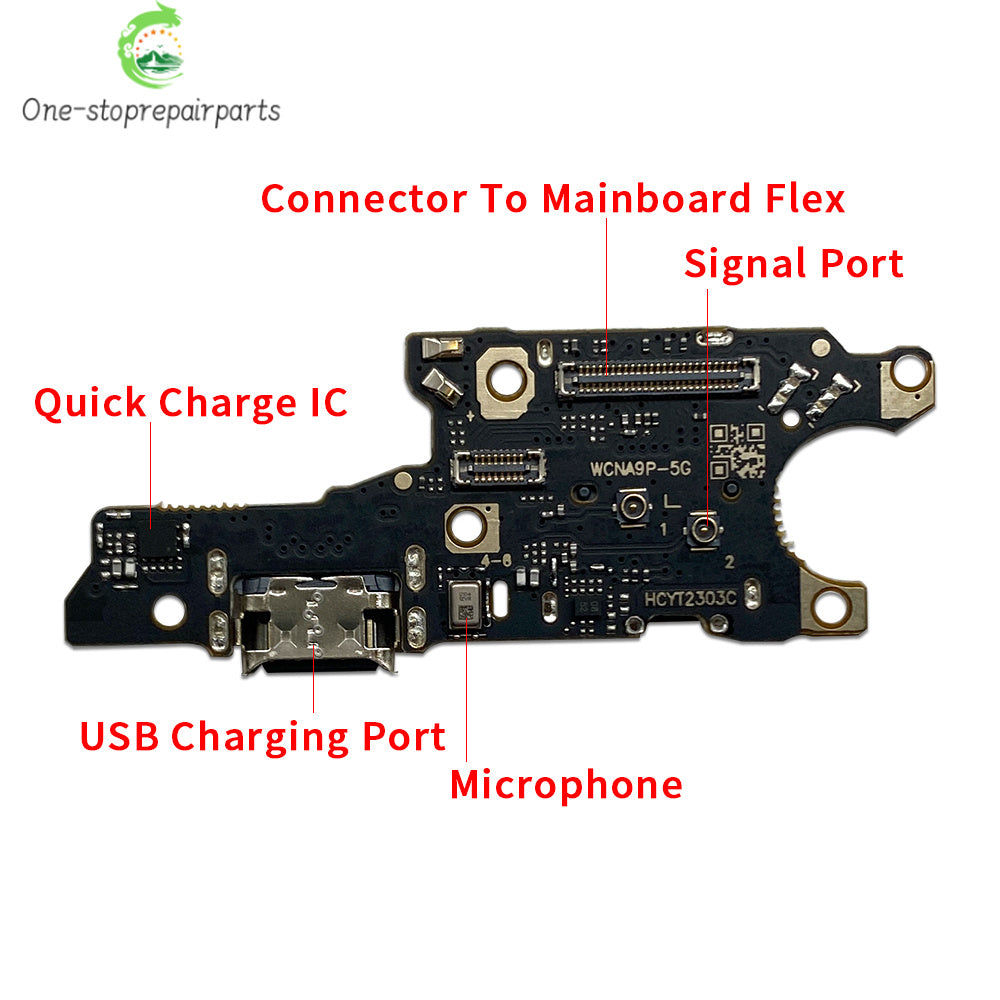 10Pcs. Dock Connector USB Charger Charging Port Flex Cable For Huawei Honor 50 60 Pro Se Lite Huawei phone repair parts
