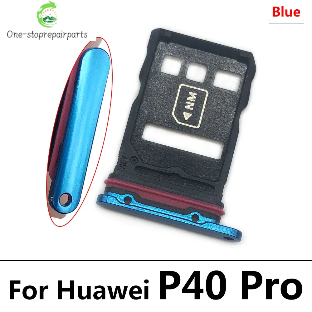 New SIM Card Tray Slot Holder For Huawei P40 P30 Lite Pro Replacement Parts Huawei phone repair parts