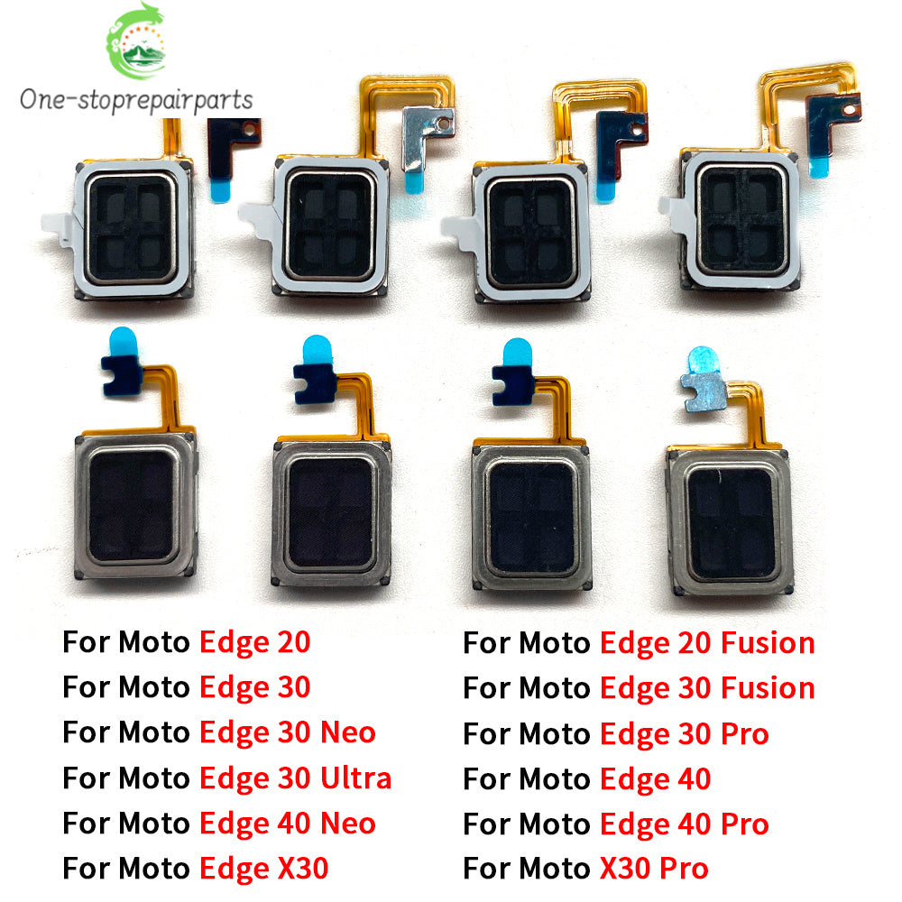 Front Top Earpiece Earphone Ear Speaker Sound Receive Replacement For Moto Edge 20 30 40 50 Neo Fusion Pro Ultra Motorola phone repair parts