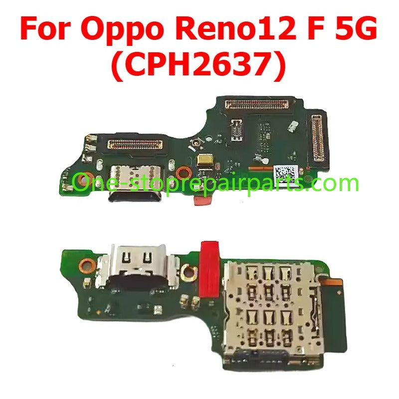 Charge Board For OPPO Reno12 Reno11 Reno10 Reno8 T Reno 12 11 F 10 Pro 10X Zoom 8T 8 Lite 5G Charging Port Plate Usb Connector Oppo phone repair parts