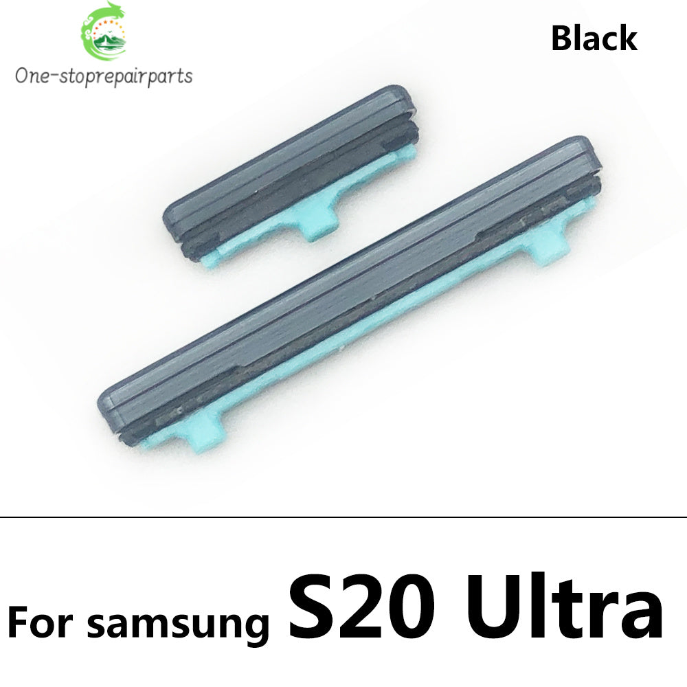 10Pcs/Lot, New Power Button + Volume Side Button For Samsung S20 / S20 Plus / S20 Ultra / S20 Fe Samsung phone repair parts