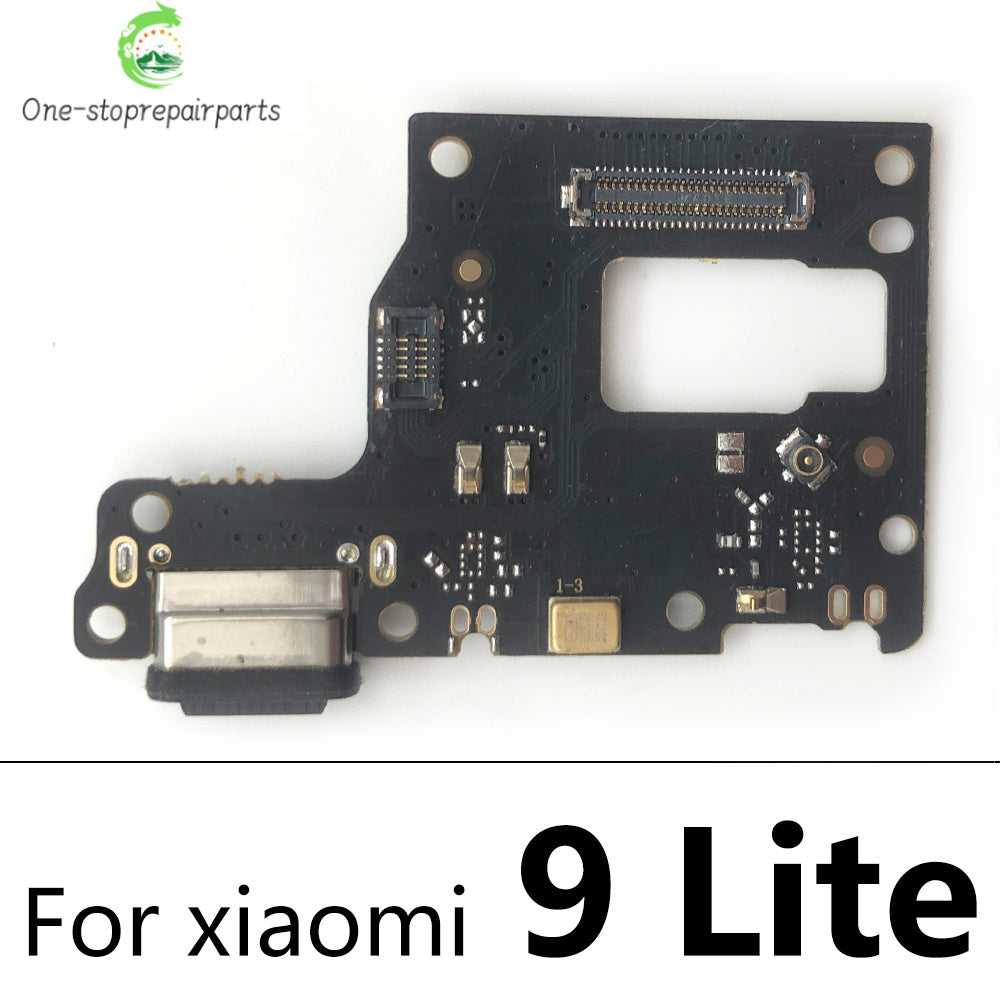 New USB Charging Port Board Flex Cable Connector Parts For Xiaomi Mi 8 9 9T 10T 10 11 12 Lite Pro Microphone Module  Xiaomi  Xiao mi phone repair parts