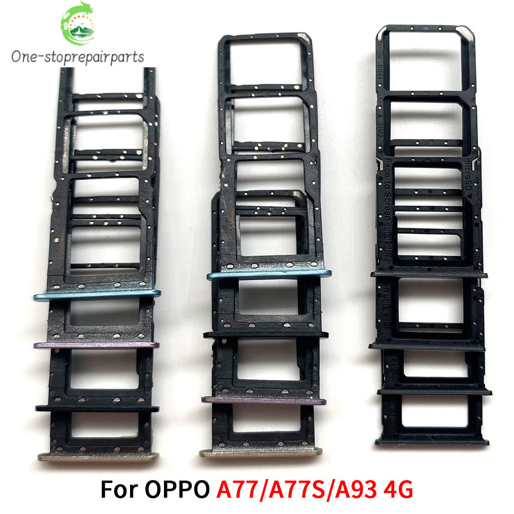 New For OPPO A72 A74 A77 A77s A78 4G 5G SIM Card Tray Slot Holder Adapter Accessories OPPO phone repair parts