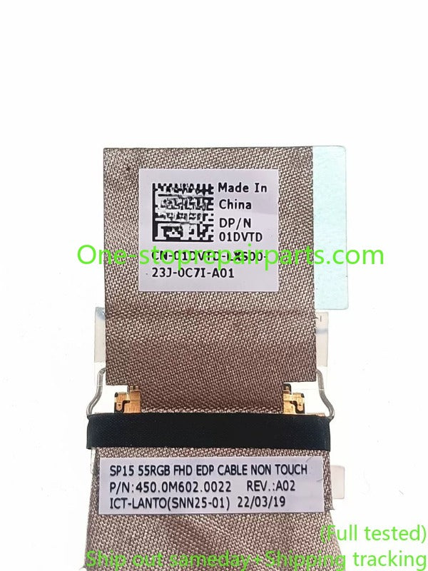 LCD eDP cable non-touch FHD HD For Dell Latitude 5520 5521 Precision 3520 3521 3560 3561 01DVTD 450.0M602.0001 450.0M602.0031
