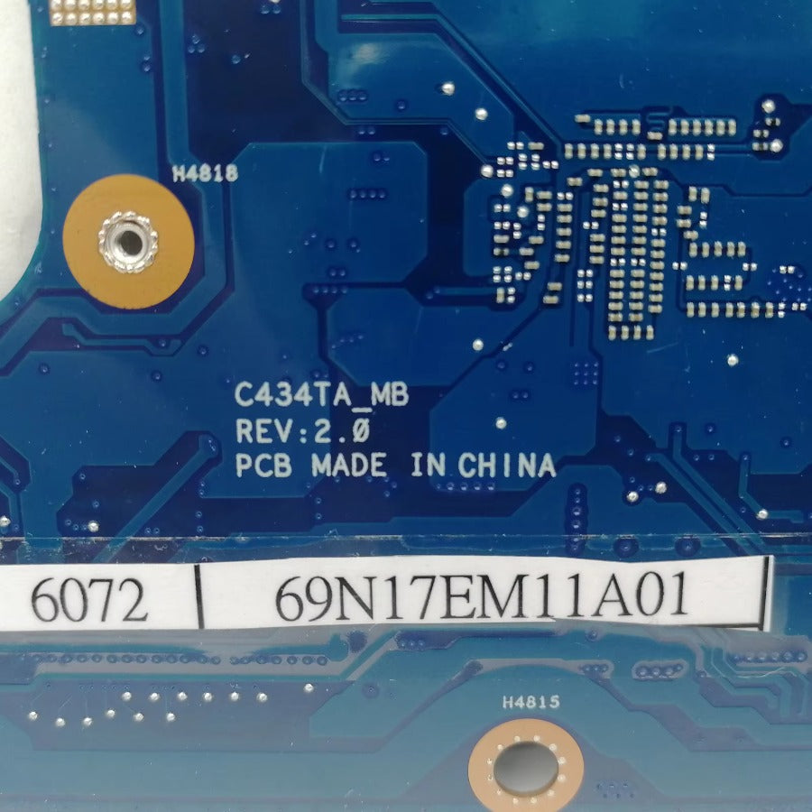 C434TA M3-8100Y CPU 4GB RAM 64G SSD Mainboard For ASUS Chromebook Flip C434TA C434 C434T 60NX0230-MB1020 Laptop Motherboard 100% Tested OK ASUS laptop repair parts