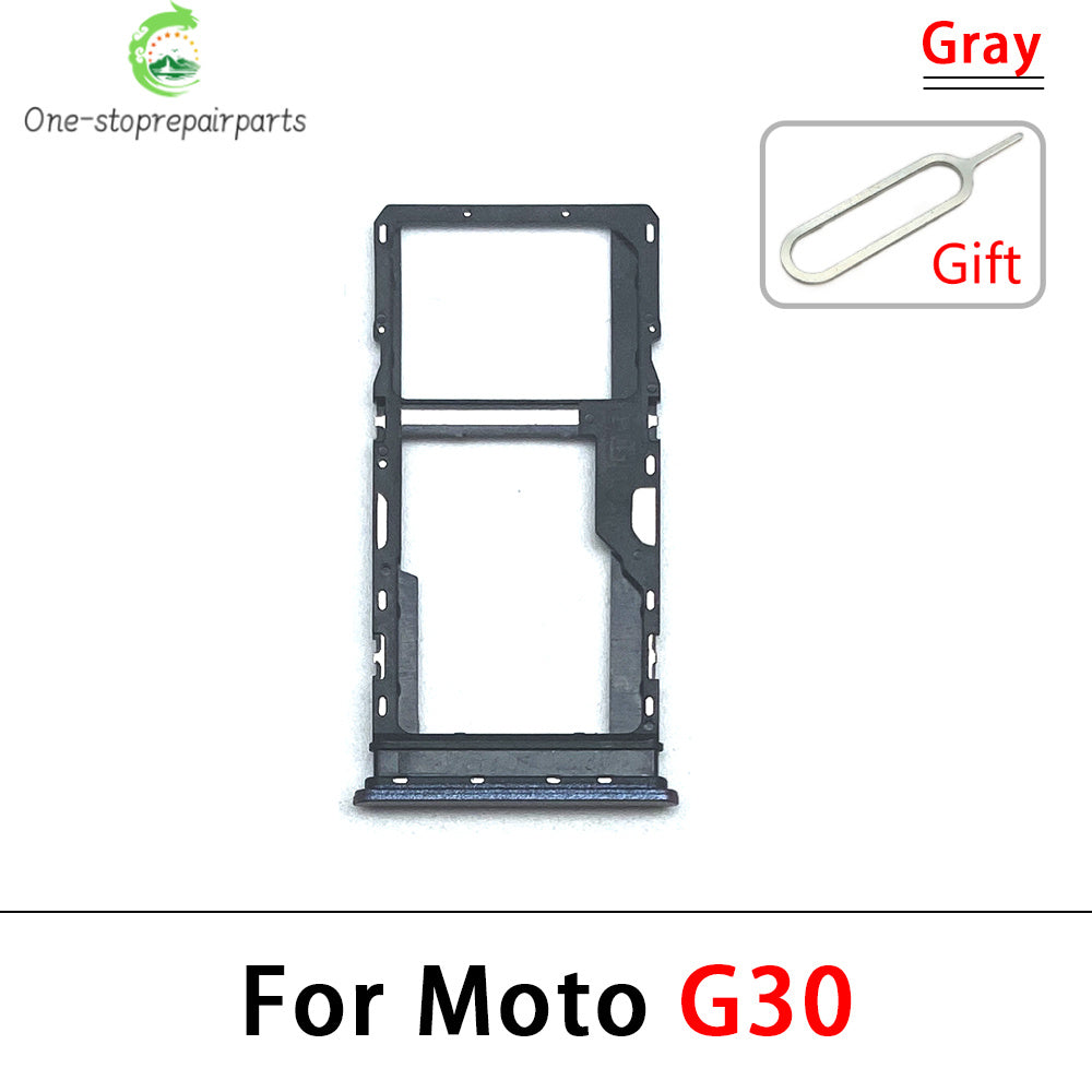 New For Motorola Moto G10 G20 G30 G50 G60 G60s G100 5G SIM Card Slot SD Card Tray Holder Adapter Replacement Parts Motorola phone repair parts