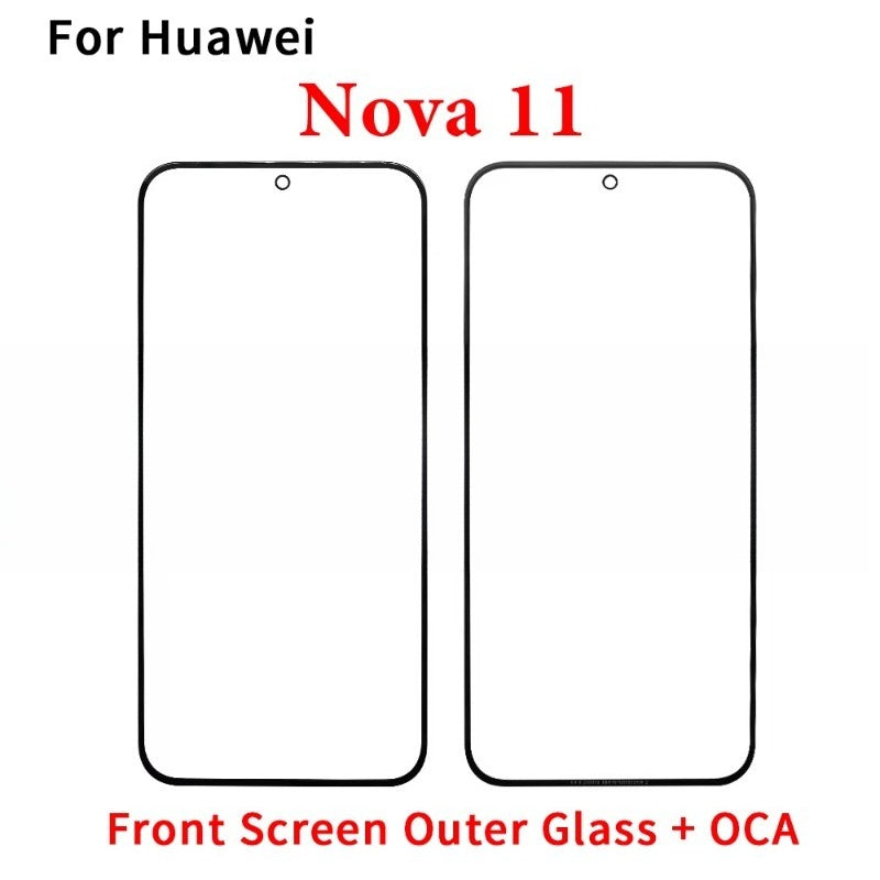 Front Screen Outer Glass With OCA For Huawei Nova 10 10Z 11 11i 12 12i Pro SE Ultra Lite Replacement Parts Huawei phone repair parts