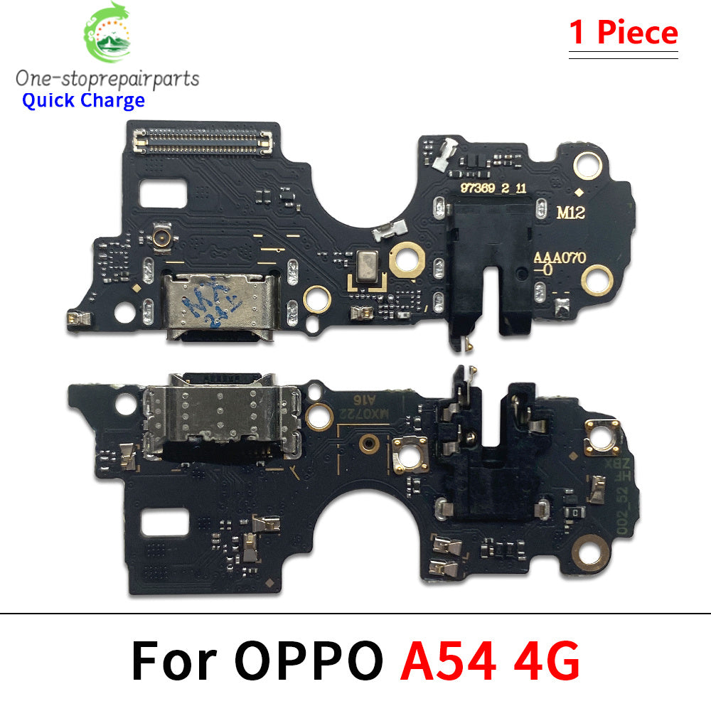 10Pcs USB Charger Charging Dock Port Connector Flex Cable For OPPO A17 A52 A92 A53 A54 A55 A56 A57 A58 A93 A94 A95 A96 A97 4G 5G OPPO phone repair parts