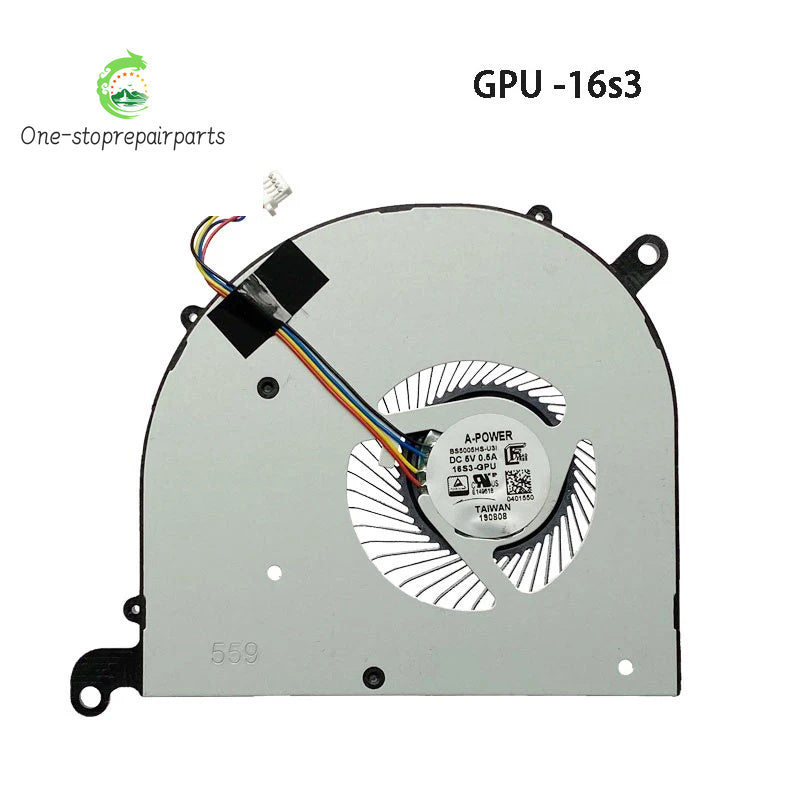 NEW ORIGINAL Laptop CPU GPU Cooling Fan For MSI Modern PS63 8RC 8M MS-16S1 16S3 MSI laptop repair parts