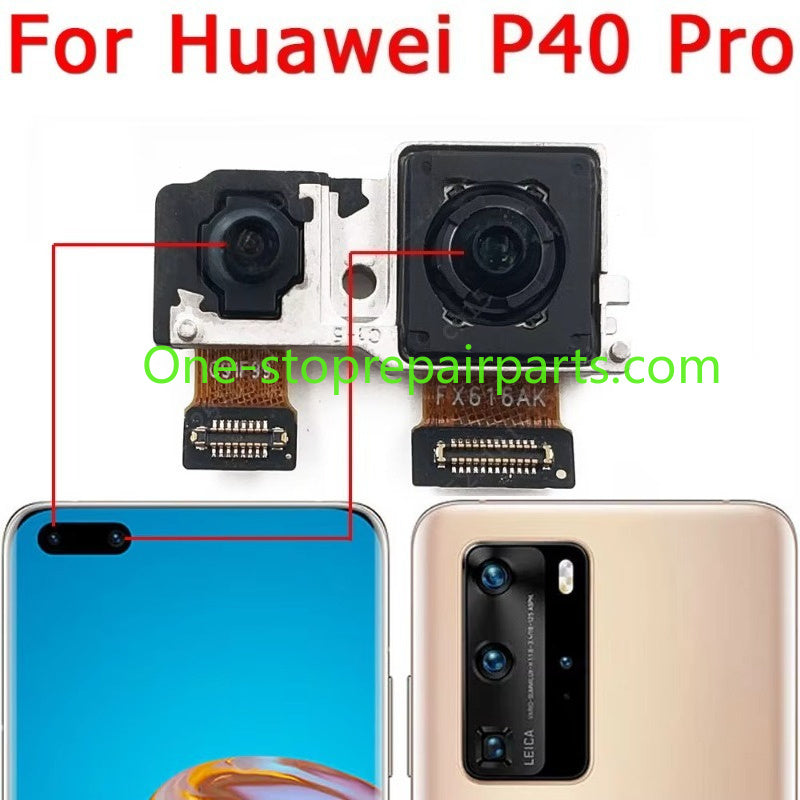 Front Camera For Huawei P9 Plus P10 P20 Pro P30 P40 Lite E Frontal Selfie Camera Module Facing Small Flex HUAWEI phone repair parts