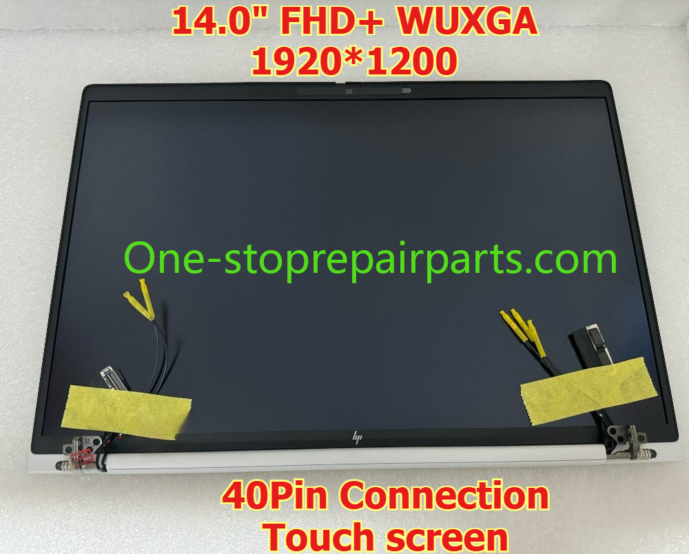 Top half lcd screen assembly for HP ELITEBOOK 840 G9 G10 14-inch FHD WUXGA (1920x1200) N22326-001 IPS display touch Non touch silver