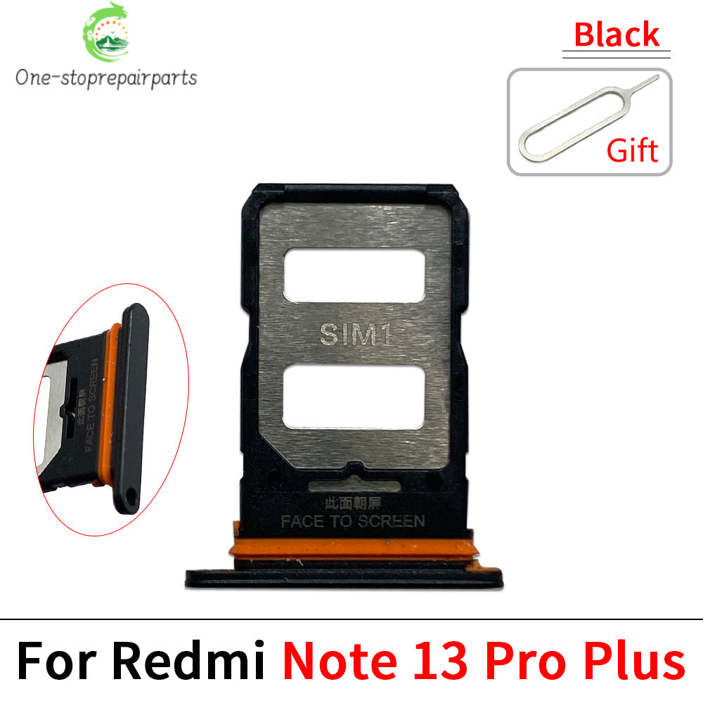 New For Xiaomi Redmi Note 13 Pro Plus 4G 5G SIM Card Tray Slot Holder Adapter Accessories  Xiaomi  Xiao mi phone repair parts