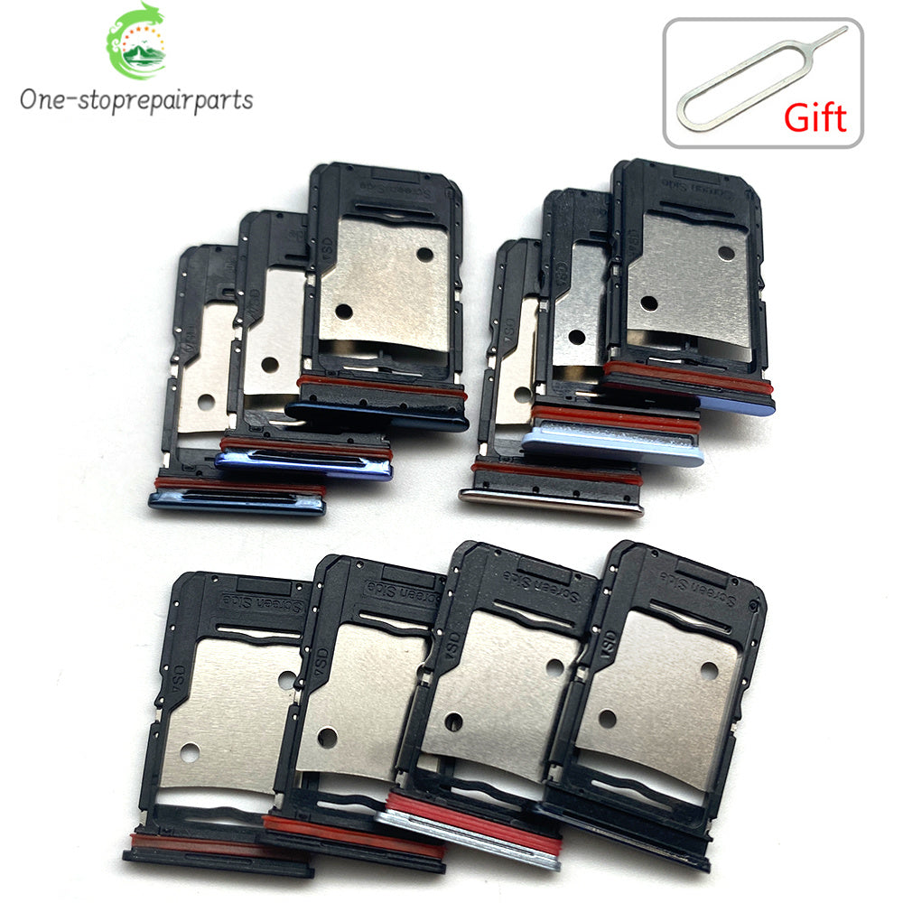 10Pcs, SIM Card Tray Slot Holder Adapter Accessories For Tecno Camon 16 17 17P 18 18P 19 20 Pro Neo Premier Tecno phone repair parts