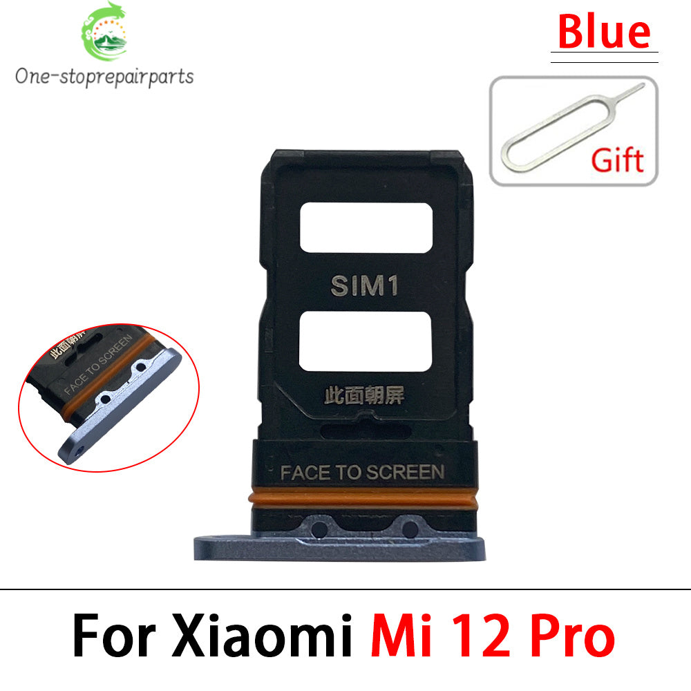 New For Xiaomi Mi 12 12T Pro 12 Lite 12s SIM Card Slot SD Card Tray Holder Adapter Replacement Parts  Xiaomi  Xiao mi phone repair parts