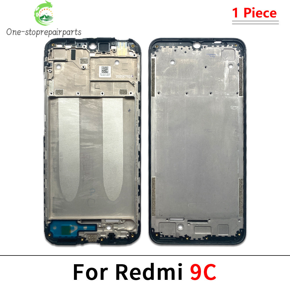 10Pcs Middle Frame Housing For Xiaomi Redmi 7A 8 8A 9 9A 9C 9T 10 10A 10C 12 12C 4G 5G Middle Frame Bezel Plate Cover Rear Bezel  Xiaomi  Xiao mi phone repair parts