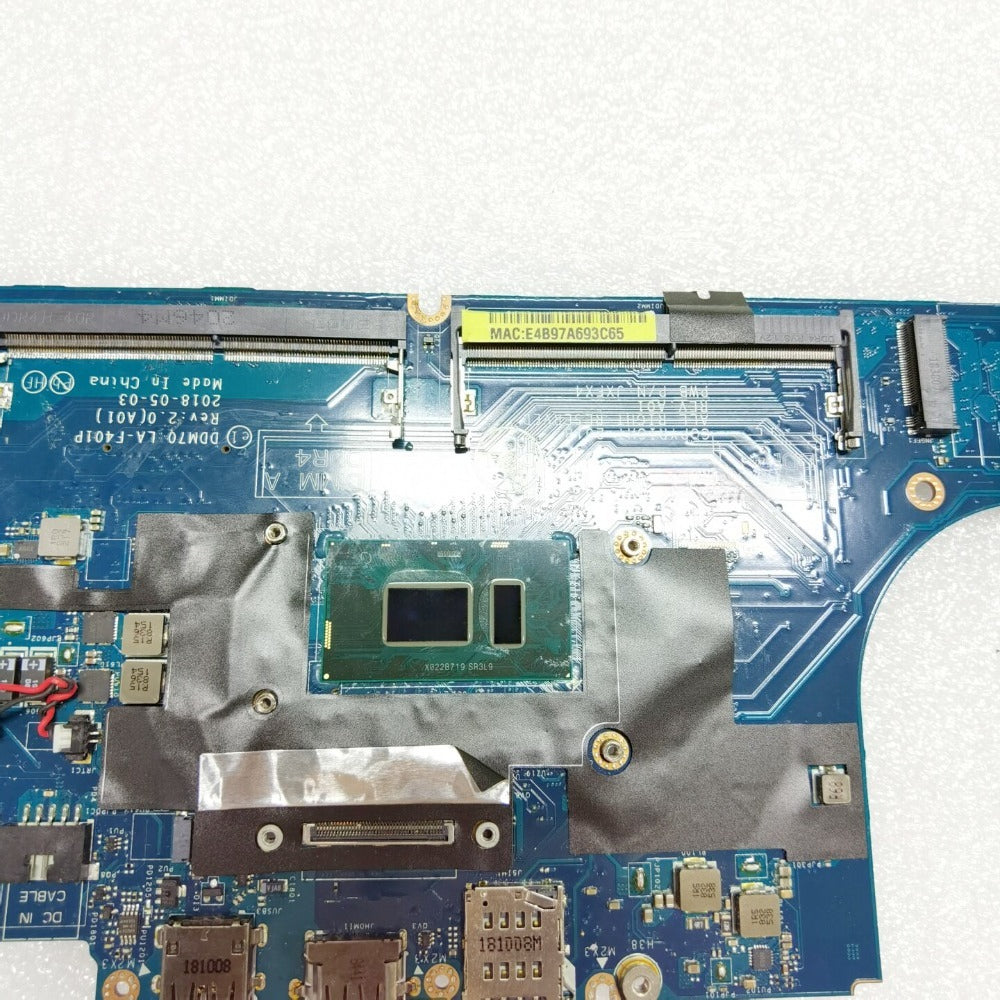 Full Tested LA-F401P For DELL Latitude E5490 5490 system Main board 0C08DH 09X5J9 08KN1W 01TWGW 08DT9H I3 I5 I7 7/8th Laptop Motherboard
