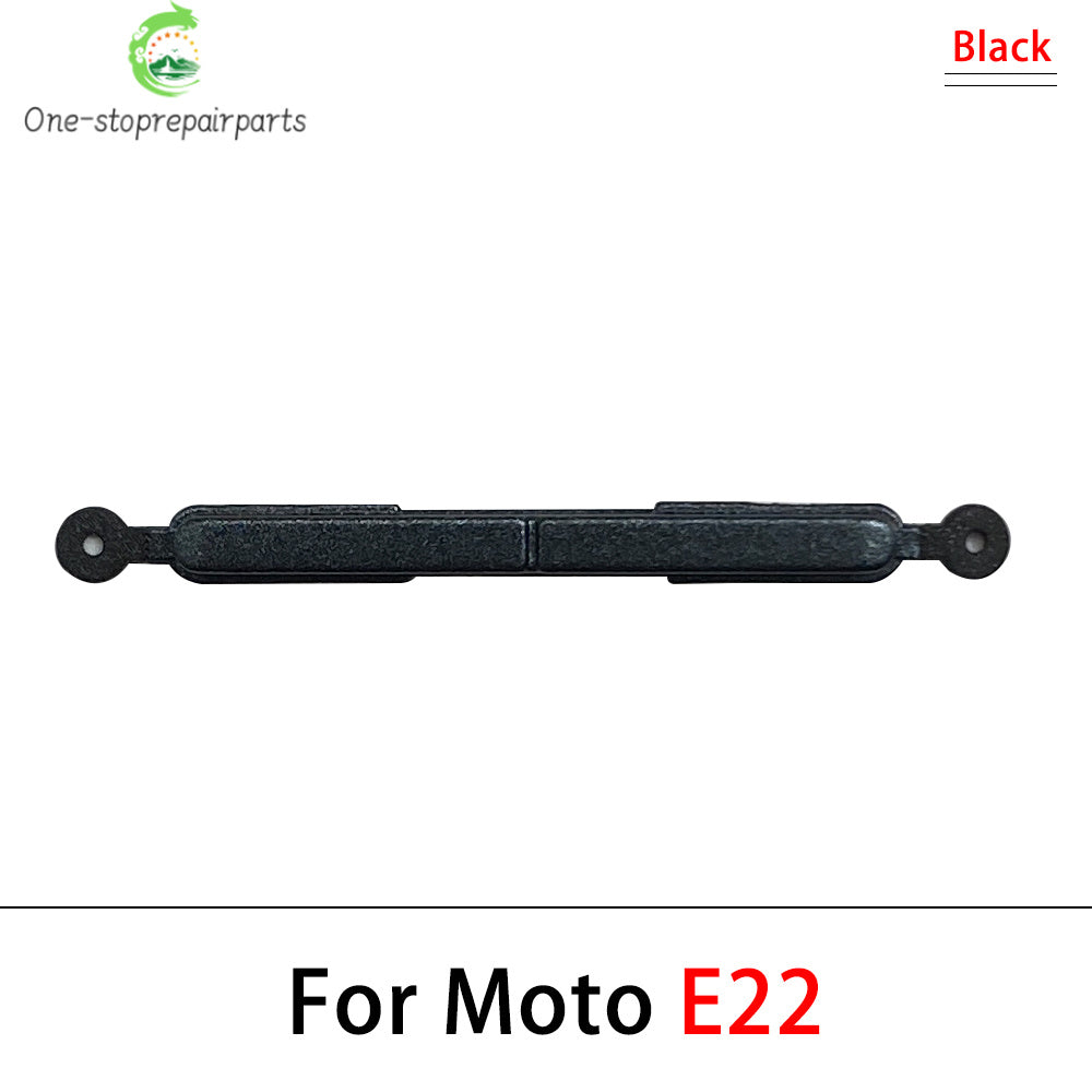 New For Motorola Moto E13 E14 E20 E30 E40 E22 E32 Side Power Key + Volume Button Replacement Parts Motorola phone repair parts