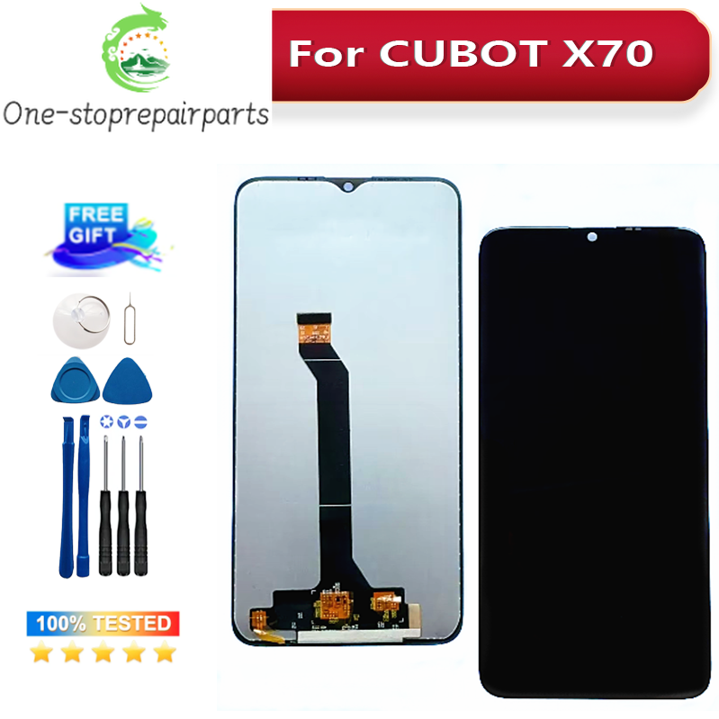 New Tested LCD Display For Cubot X70 LCD Display Touch Screen Digitizer Assembly Front Screen Replacement Other brand Phone repair parts