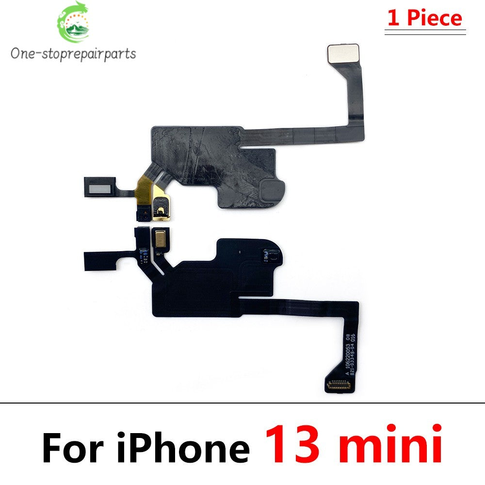 New Front Ear Earpiece Speaker Proximity Light Sensor Flex Ribbon Cable For IPhone 13 14 15 Pro Max Plus Mini iPhone phone repair parts