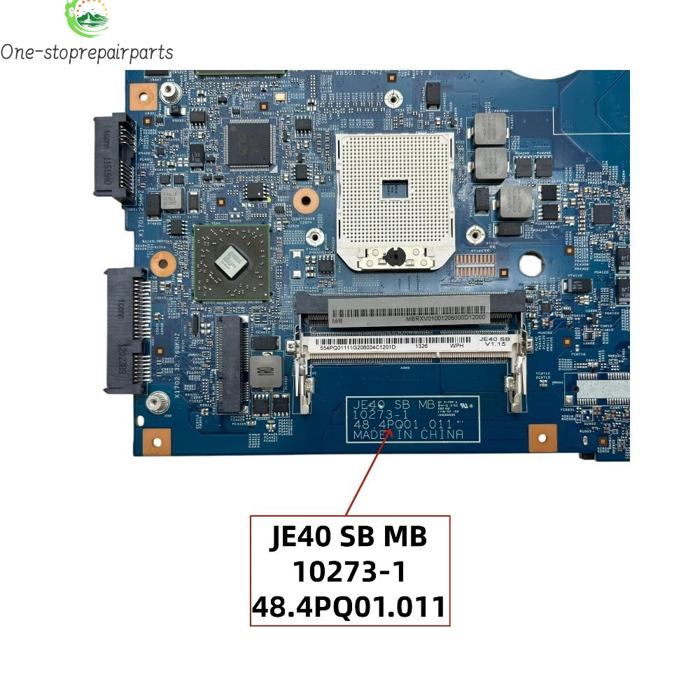10273-1 JE40 SB MB For Acer Aspire 4560 4560G MS2340 Laptop Motherboard With HD7670M 1G-GPU DDR3 AMD MB.RXV11.001 MBRXV11001 Acer laptop repair parts