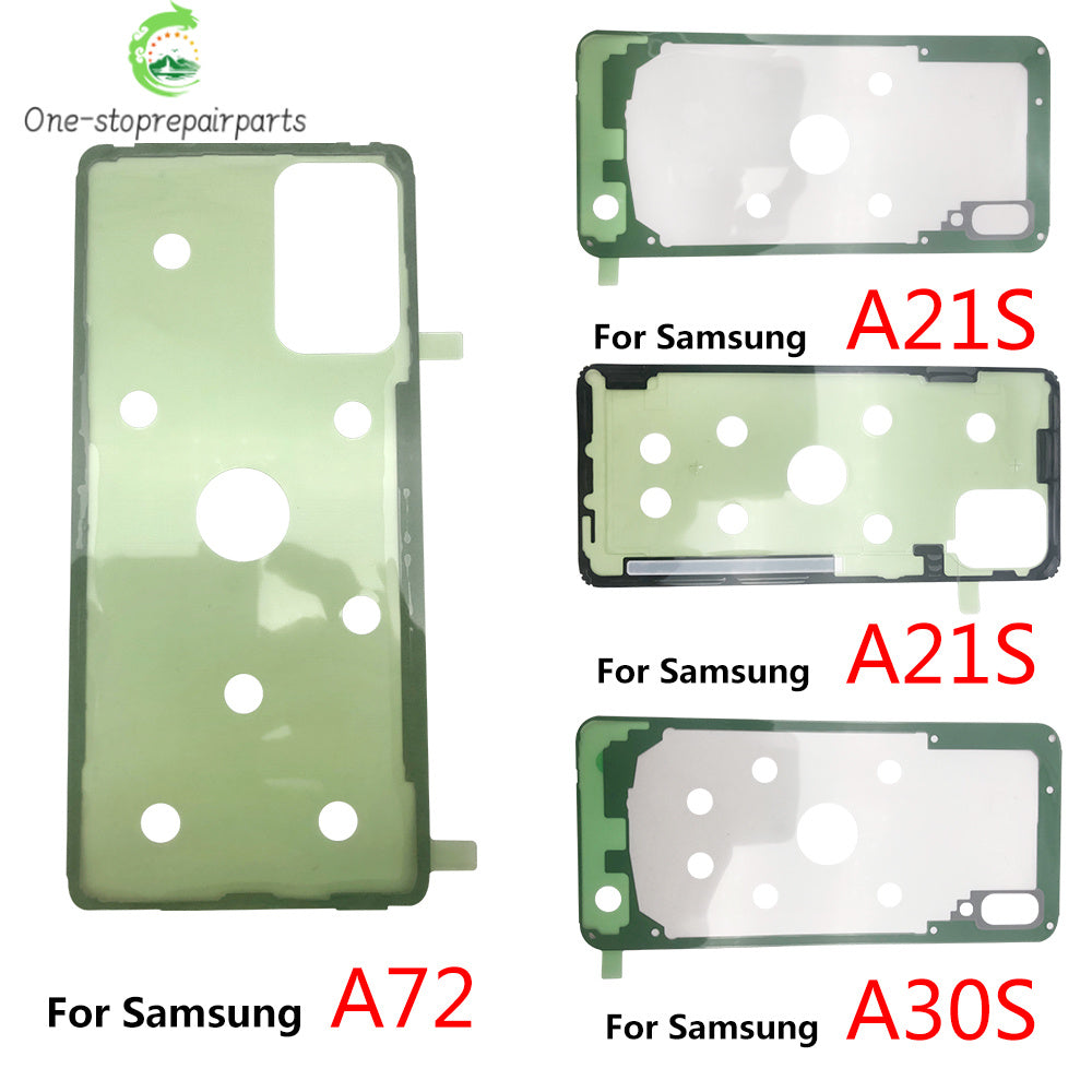 10Pcs， Back Battery Cover Door Sticker Adhesive Waterproof For Samsung A20 A30 A50 A70 A20s A21s A30s A31 A51 A71 A32 A52 A72 Samsung phone repair parts