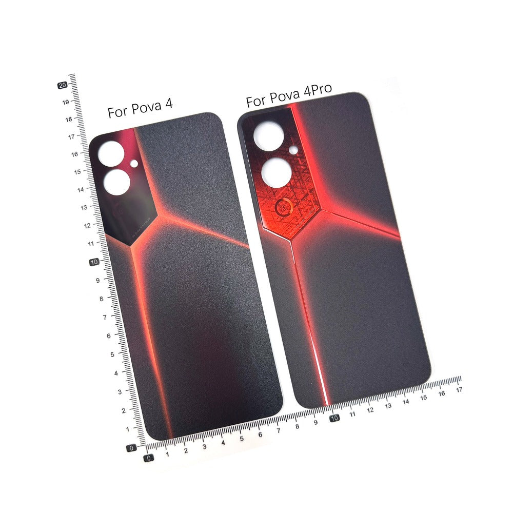 Battery back housing cover for Tecno Pova 5 5G Pova3 Pova4 LG7n 5Pro back case Phone case back cover