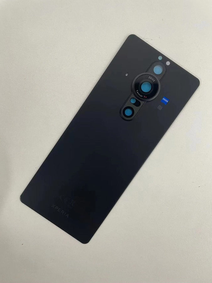 Original 6.5" For Sony Xperia Pro-I XQ-BE72/BE62/BE52 Back Battery Cover Glass Housing Rear Door Case Parts Replacement With Camera Lens Sony phone repair parts