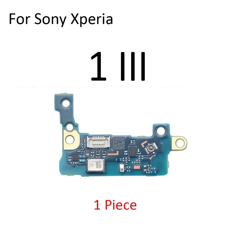 Microphone Mic Module Board SIM SD Card Reader Holder Flex Cable Replacement Parts For Sony Xperia 1 5 10 Plus II III IV Sony phone repair parts