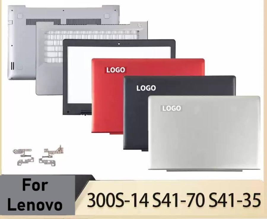Cover case for Lenovo 300S-14 S41-70 S41-35 xiaoxin i2000 Lcd back housing bezel frame upper tpcase palmrest bottom lower cover hinge Lenovo laptop repair parts