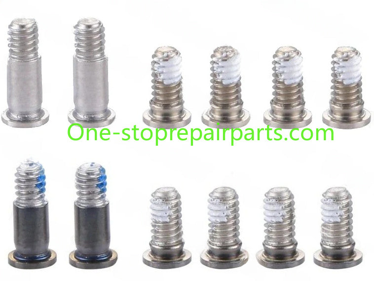 10Sets/Lot A1706 A1707 A1708 A1989 A1990 A2159 A2141 A2338 Bottom Screws Set for Macbook Pro Retina 13" 15" 16" Grey Silver Macbook repair parts