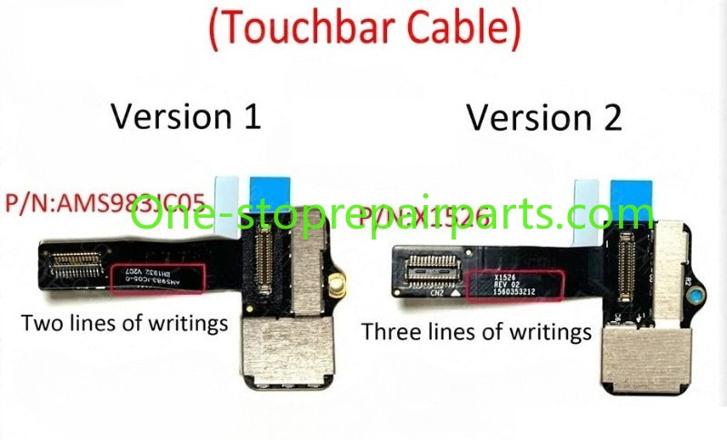 A2159 Touchbar Cable X1526 AMS983JC05 for Macbook Pro Retina 13" Mid 2019 Year MUHN2 EMC3301